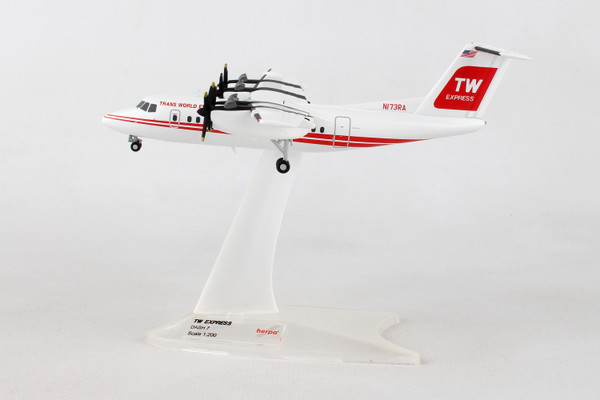 HERPA TRANS WORLD EXPRESS DHC7 1/200