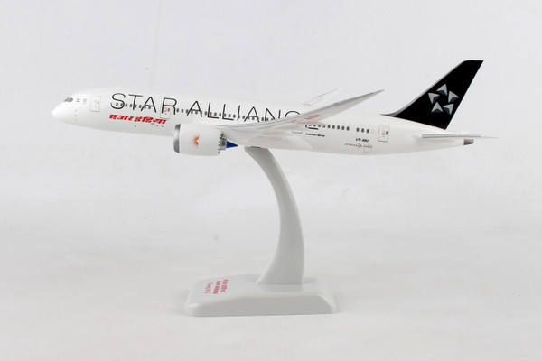 HOGAN AIR INDIA 787-8 1/200 STAR ALLIANCE W/GEAR & STAND (**