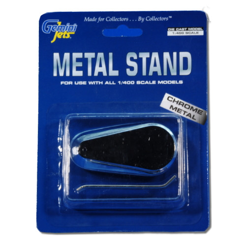 GeminiJets Chrome Display Stand for 1400 GJSTD777