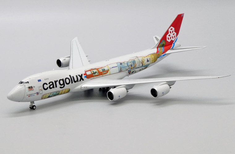 JC Wings Cargolux B747-8F LX-VCM "Cutaway Livery" (Interactive Series) JC4CLX709C 1:400