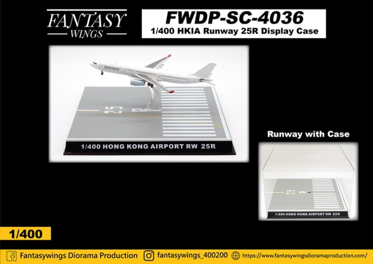 Hong Kong Runway 25R Display Case (1:400)