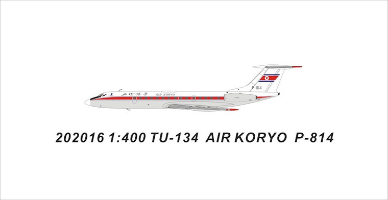 Air Koryo TU-134 P-814 (1:400)