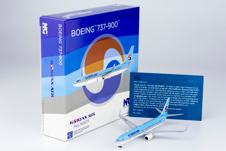 Korean Air 737-900ER/w HL8273 79016 1:400
