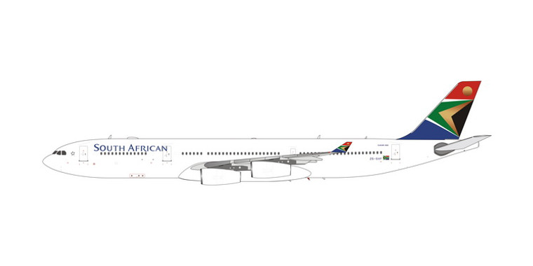 Phoenix South African Airways A340-300 ZS-SXF PH4SAA2321 1:400