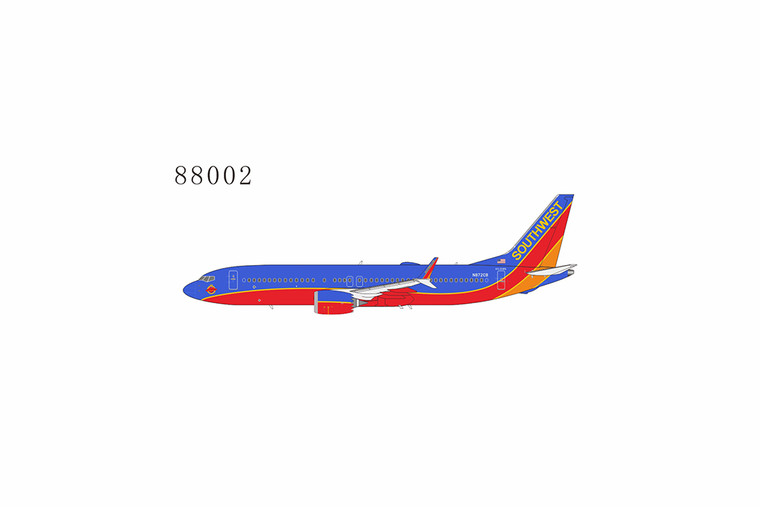 NG Models Southwest Airlines 737 MAX 8 Canyon Blue Retro N872CB
