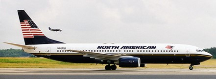 North American Airlines B737-800 N802NA (Flaps Down) LH2NAO437A 1:200