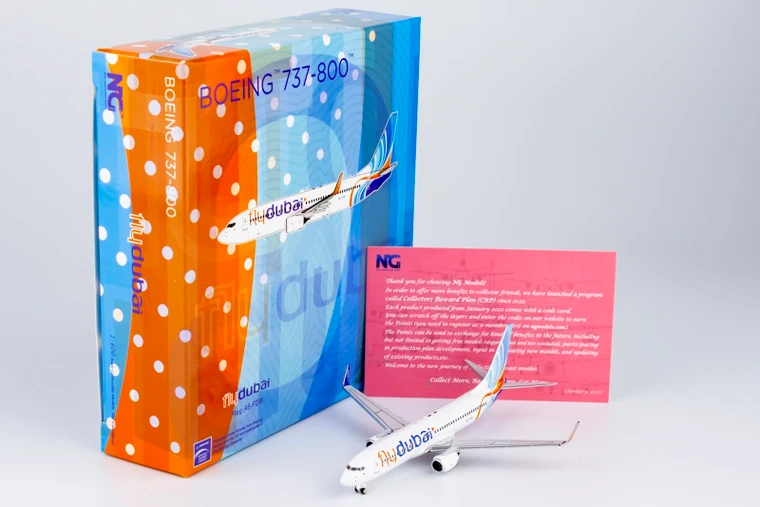 1/85 flydubai Boeing 737 フライドバイ 航空機 飛行機 flydubai 737-800/w A6-FDR 58150 1:400