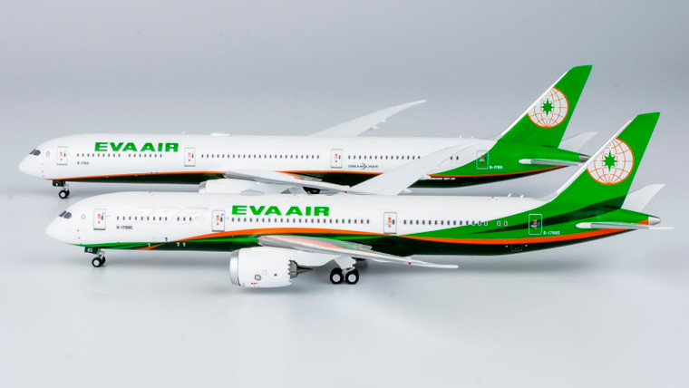 EVA AIR Boeing 787-10 787-9 1/200 セット売り EVA Air 787-10 Dreamliner B-17811 56020 1:400