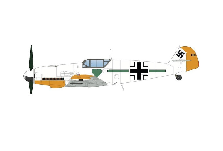 Hobby Master BF 109F-4 Die Cast Model Obt. Otto Kath, Stab/JG 54, Staraya Russia, Dec 1941 HA8762W 1:48