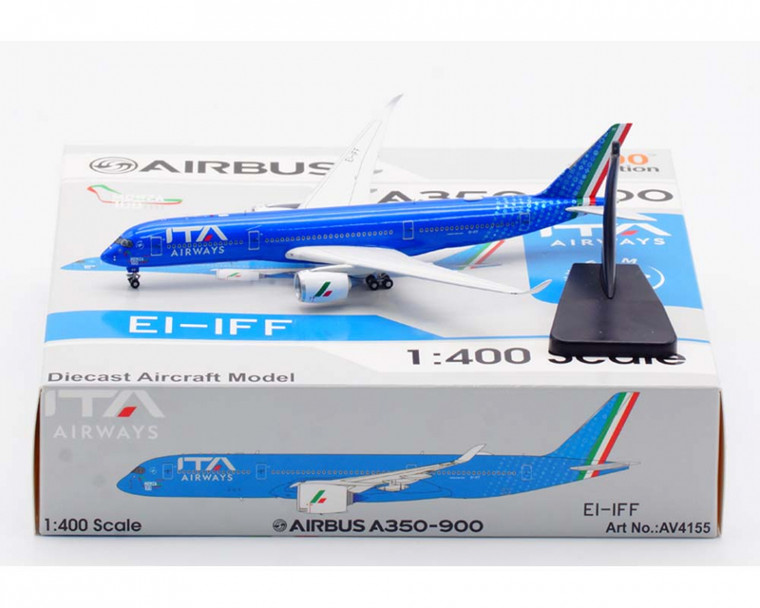 Aviation400 ITA Airways Airbus A350-941 EI-IFF With Stand AV4155 1:400