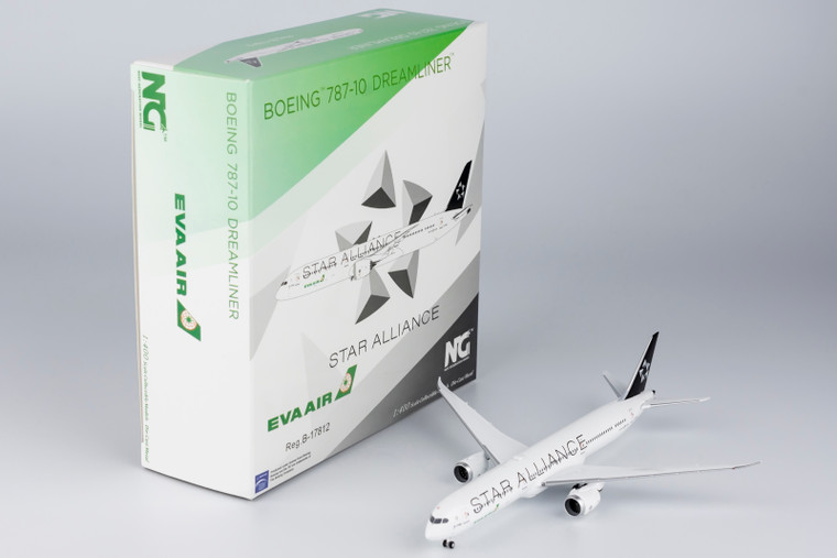 EVA Air 787-10 Dreamliner B-17812 (star alliance) 56019 1:400