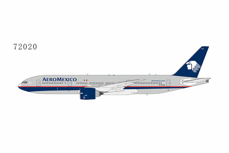 AeroMexico 777-200ER N745AM(polished cs) 72020 1:400