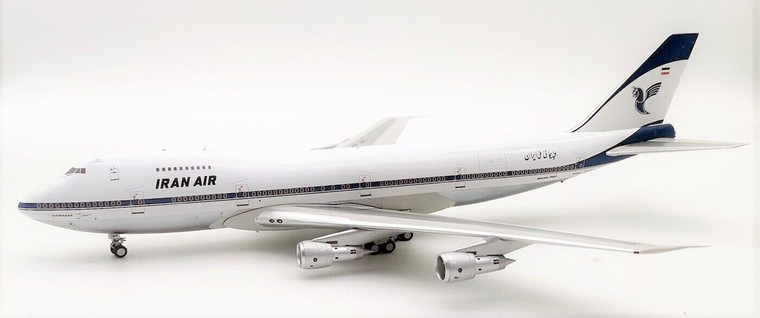 Inflight200 Iran Air Boeing 747-286BM EP-IAH with stand ART01747IAH 1:200