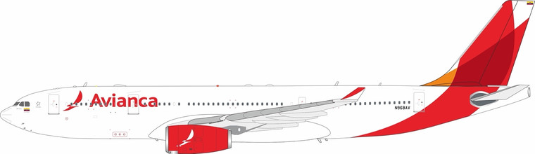 Inflight200 Avianca Airbus A330-243 N968AV with stand IF332AV0823 1:200