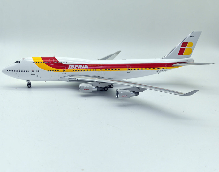Inflight200 Iberia Boeing 747-412 TF-AMB with stand IF744IB0303 1:200