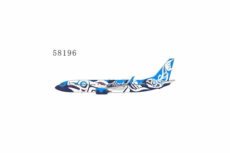 NG Models Alaska Airlines 737-800/w N559AS Salmon People cs 58196 1:400