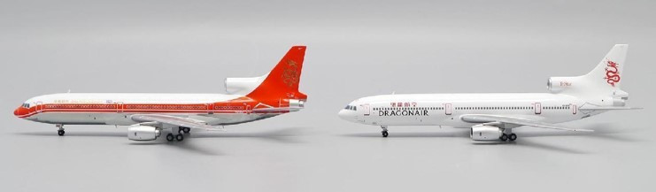 JC Wings Dragonair Lockheed L-1011-1 VR-HOD & VR-HOK (set of 2