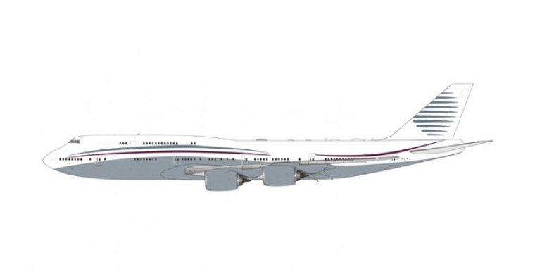 Phoenix Qatar Amiri Flight Boeing 747-8i A7-HBJ PH04537 1:400