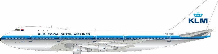 JFox by Inflight200 KLM Royal Dutch Airlines "Donau" 747-206B JF-747-2-039P 1:200