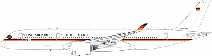 Aviation400 German Air Force Airbus A350-941 10+02 AV4159 1:400