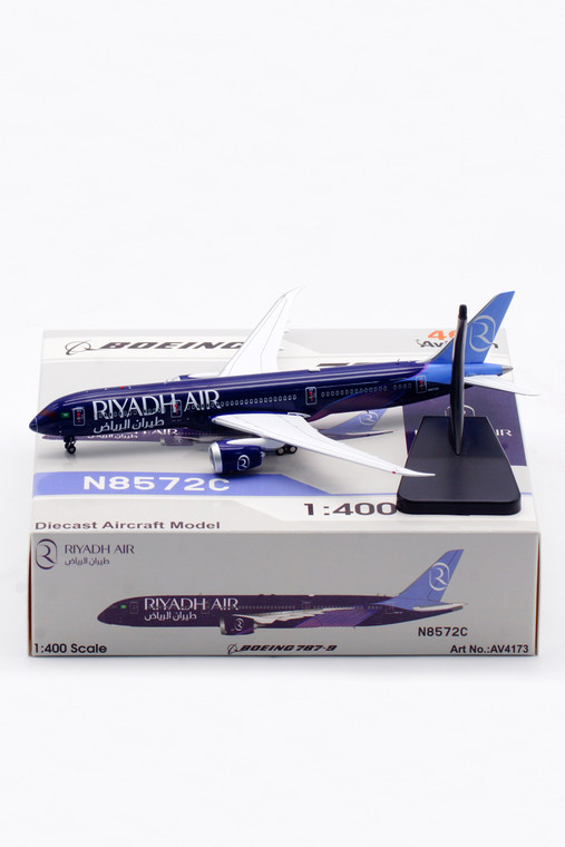 Aviation400 Riyadh Air Boeing 787-9 Dreamliner N8572C AV4173 1:400