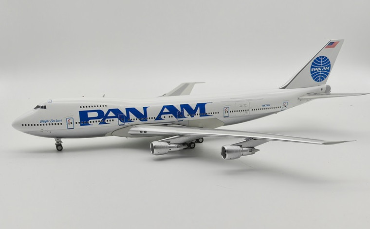 InFlight200 Pan Am Boeing 747-122(SF) N4710U Polished with stand IF741PA1023P 1:200