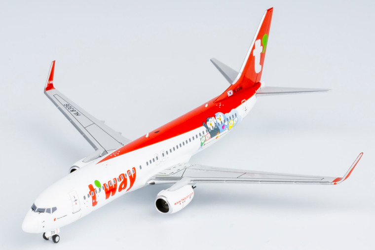 NG Models T'Way Air 737-800/w Master Card cs HL8306 58169 1:400
