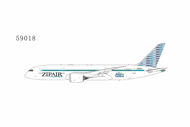 NG Models ZIPAIR Tokyo 787-8 Dreamliner revised new colors; with