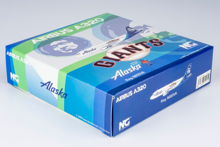 NG Models Alaska Airlines A320-200 San Francisco Giants N855VA