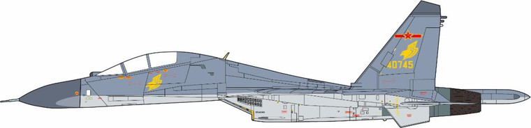 JC Wings J-11A PLAAF, 33rd Fighter Division, 98th Air Regiment, 2015 JCW-72-SU27-014 1:72