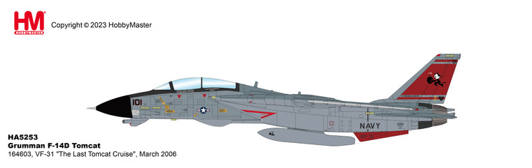 Hobby Master F-14D Tomcat VF-31 “The Last Tomcat Cruise”, March 2006 HA5253 1:72