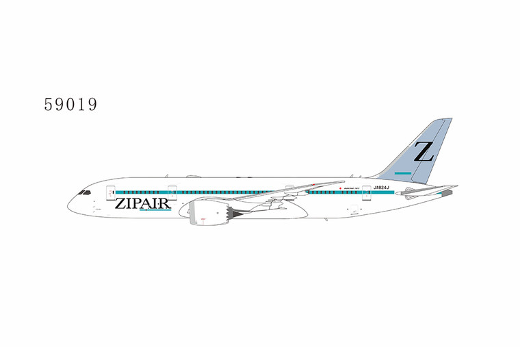 NG Models ZIPAIR Tokyo 787-8 Dreamliner JA824J 59019 1:400