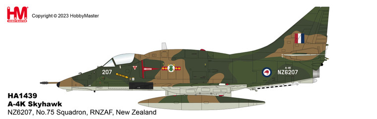 A-4K Skyhawk No.75 Squadron, RNZAF, New Zealand HA1439 1:72