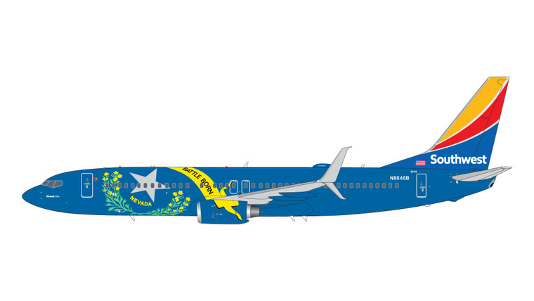 Gemini200 Southwest 737-800 NV One N8646B G2SWA1267 1:200