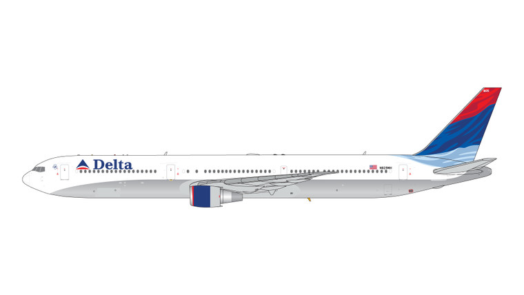 Gemini Jets Delta Air Lines B767-400ER Colors in Motion/wavy