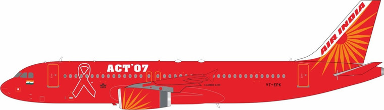 Inflight200 AIR India A320 VT-EPK NEW GEAR SPECIAL SCHEME NEW GEAR IF320AI1123 1:200