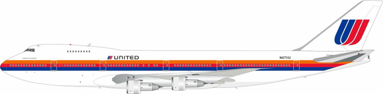 Inflight200 United 747-100 N4711U with stand B-741-4711 1:200