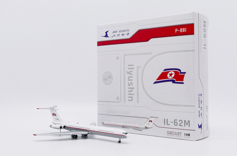 JC Wings Air Koryo Ilyushin Il-62M Reg: P-881 XX40216 1:400
