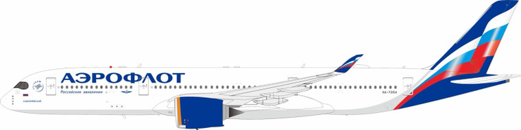 B-Models Aeroflot - Russian Airlines Airbus A350-941 RA-73154 with stand B-359-RU-154 1:200