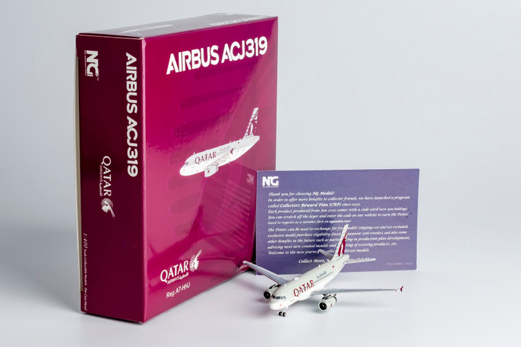 NG Models Ultimate Qatar Amiri Flight A319-100 ACJ A7-HHJ 49007 1:400