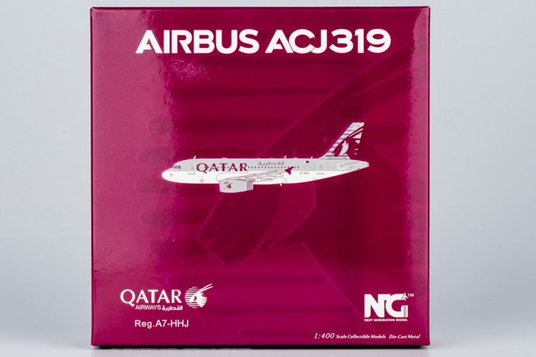 NG Models Ultimate Qatar Amiri Flight A319-100 ACJ A7-HHJ 49007 1:400