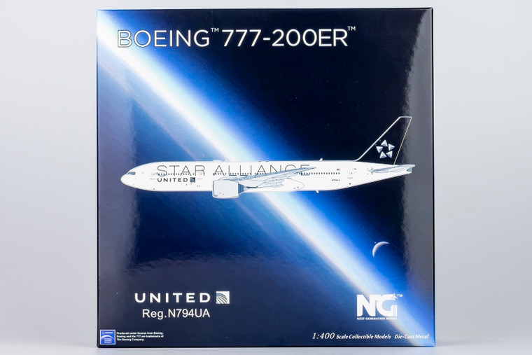 NG Models United Airlines 777-200ER Star Alliance c/s (ULTIMATE