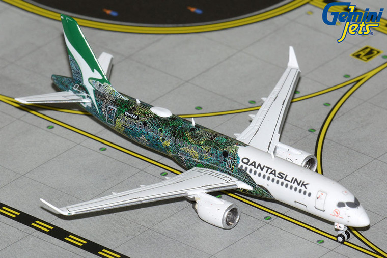 Gemini Jets QantasLink A220-300 “Minyma Kutjara Tjukurpa” (green