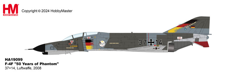 Hobby Master F-4F Phantom 37+14, Luftwaffe, 2008 HA19099 1:72