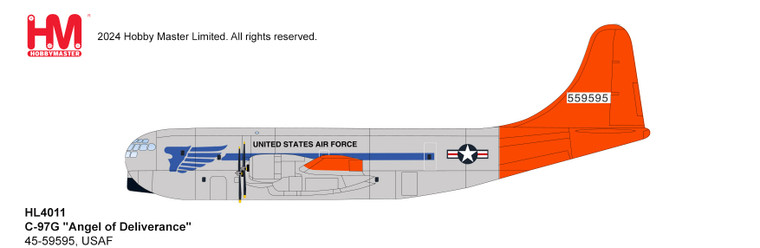 Hobby Master C-97G Stratofreighter Angel of Deliverance, USAF HL4011 1:200