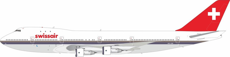 Inflight200 Swissair Boeing 747-257B HB-IGB with stand B-742-SR-IGB 1:200