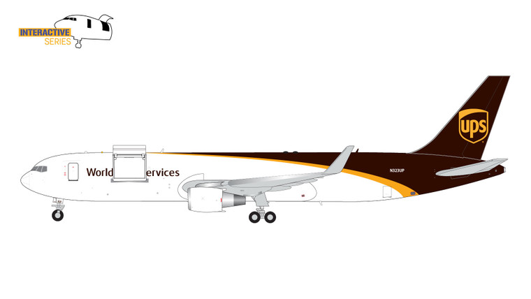 Gemini200 UPS Airlines B767-300ERF Interactive Series N323UP G2UPS1168 1:200