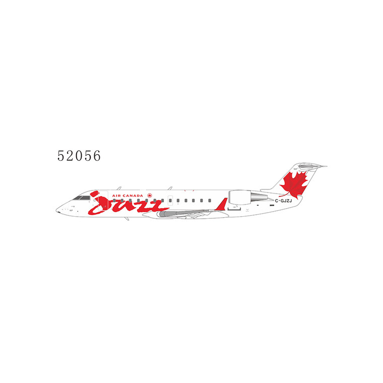 NG Models Air Canada Express (Jazz Aviation) CRJ-200ER red titles C-GJZJ 52056 1:200
