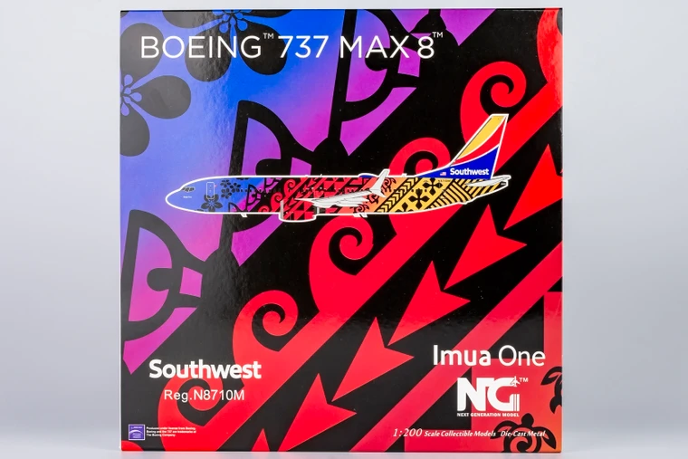 NG Models Southwest Airlines 737 MAX 8 Imua One cs; with metal