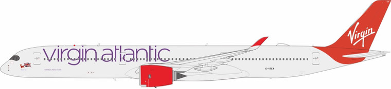 B-Models by Inlfight200 Virgin Atlantic Airbus A350-1000 G-VTEA with stand LIMITED VIR-35X-TEA 1:200